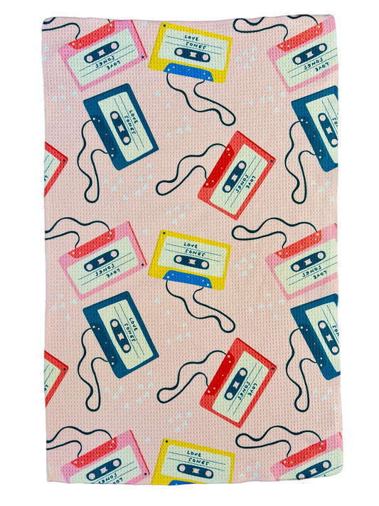 Mixed Love Tape: Single-Sided Hand Towel