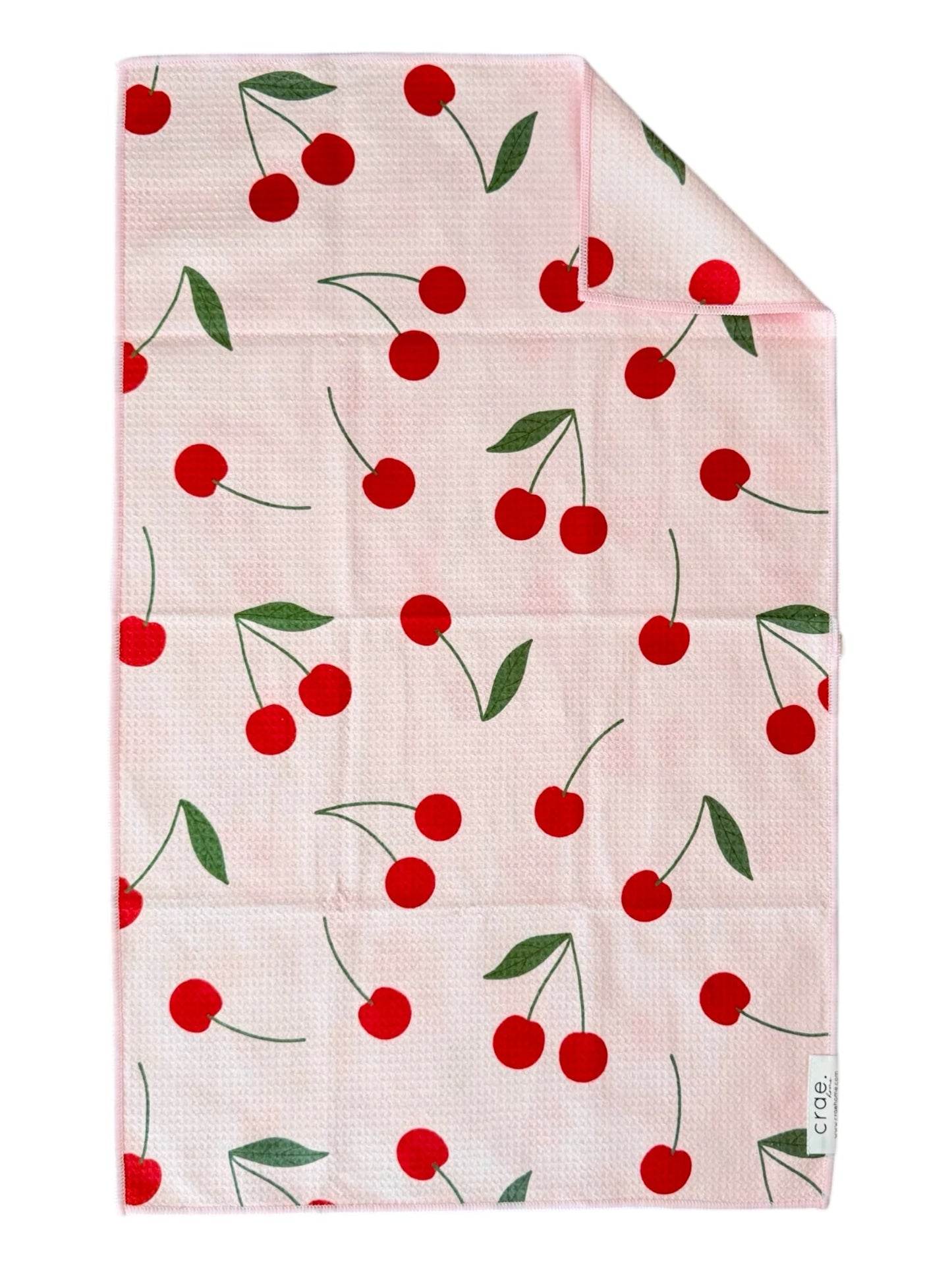 Put A Cherry On It: Double-Sided Hand Towel