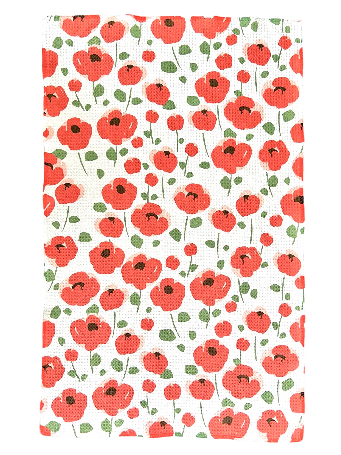 Poppies: Single-Sided Hand Towel