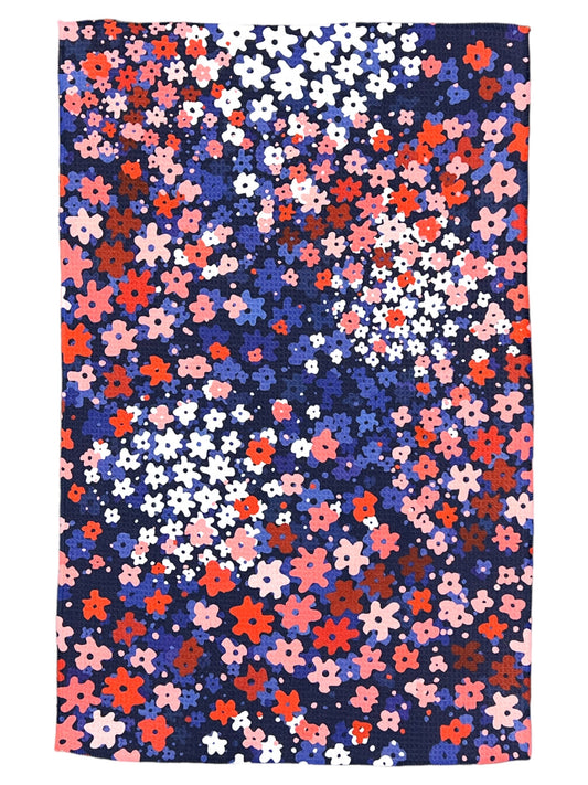 Flower Bomb: Single-Sided Hand Towel