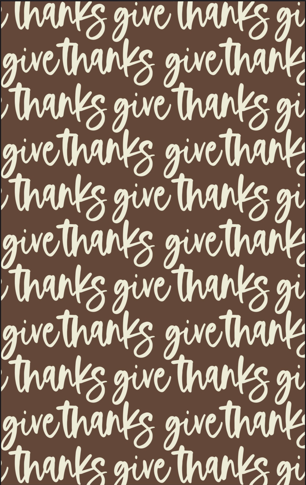 Give Thanks: Double-Sided Hand Towel