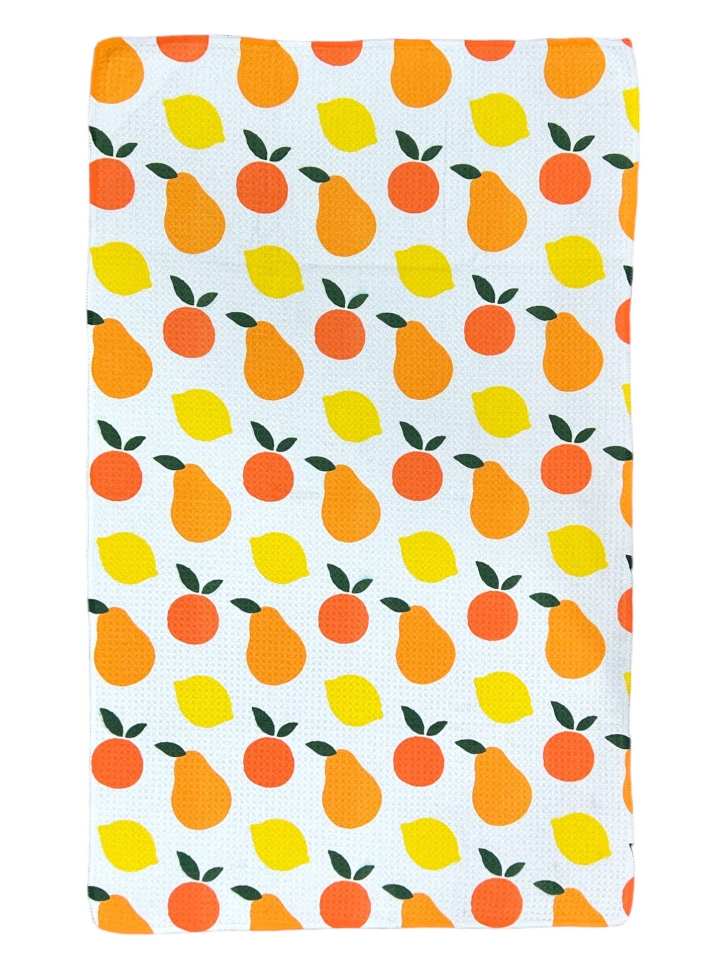 White Citrus Pear: Single-Sided Hand Towel